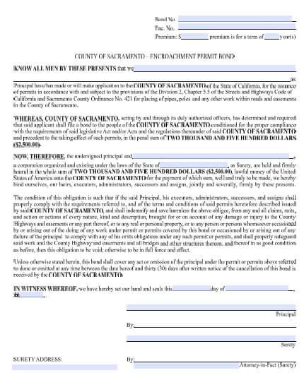 What You Need to Know About Encroachment Permit Bonds