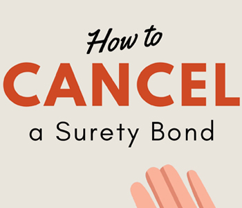 Cancelling surety bonds